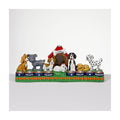 Polyresin Menorah, Dogs Design