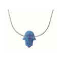 Opal Hamsa Necklace