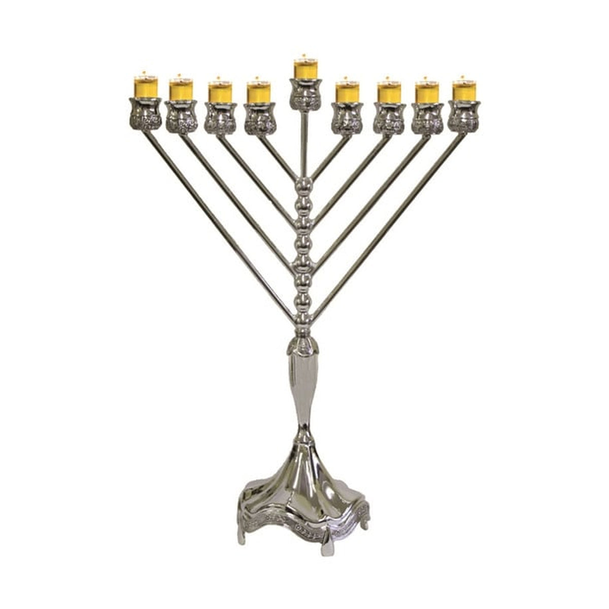 Jumbo Menorah, Silver Plated