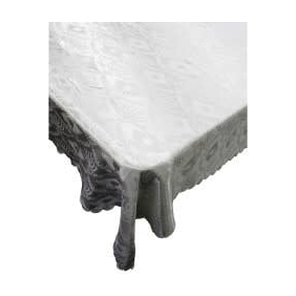 Stain-Resistant Polyester Tablecloth, 60x90 inch