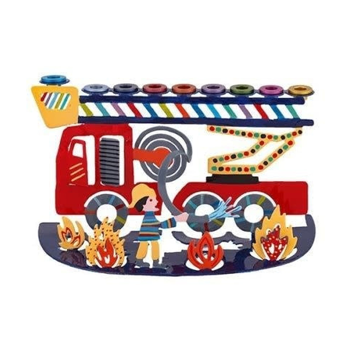 Menorah, Firetruck