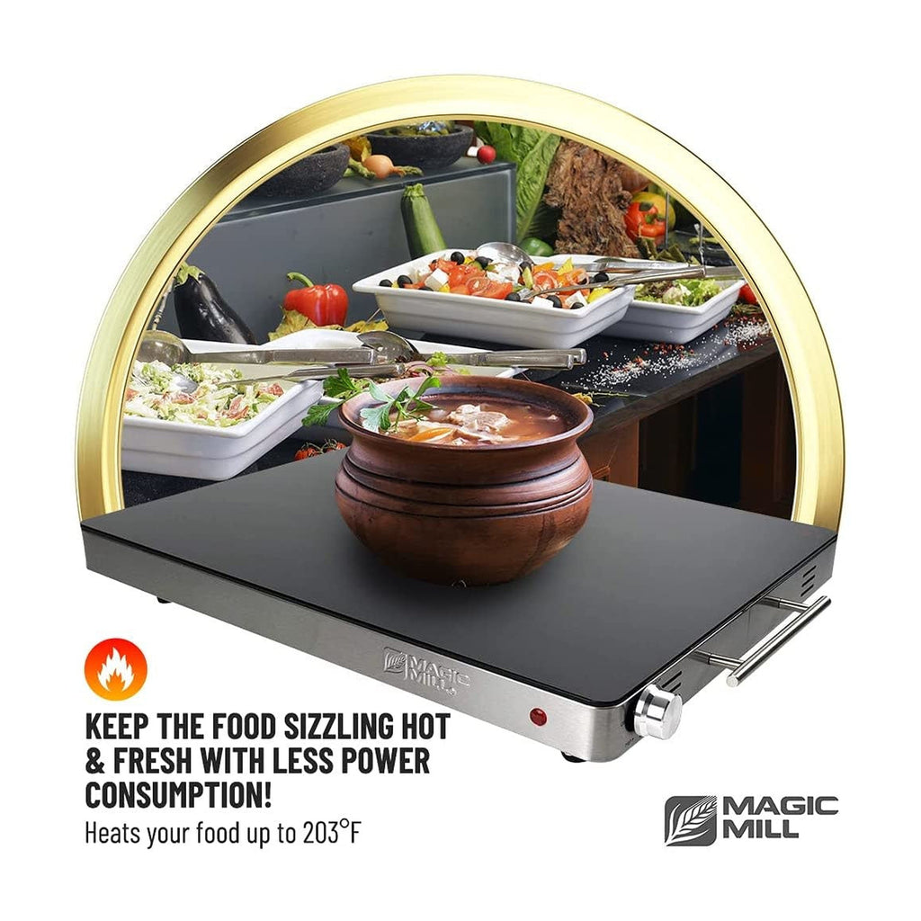 Enamel-Top Warming Tray