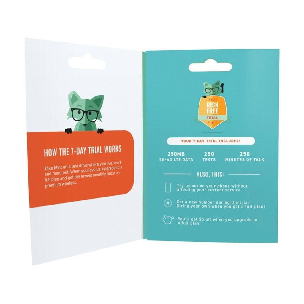 Mint Mobile 7-Day ''Trial'' SIM