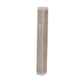 Mezuzah Case, Aluminum, 12cm- Grey Magen David Pattern