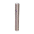Mezuzah Case, Aluminum, 12cm- Purple Magen David Pattern