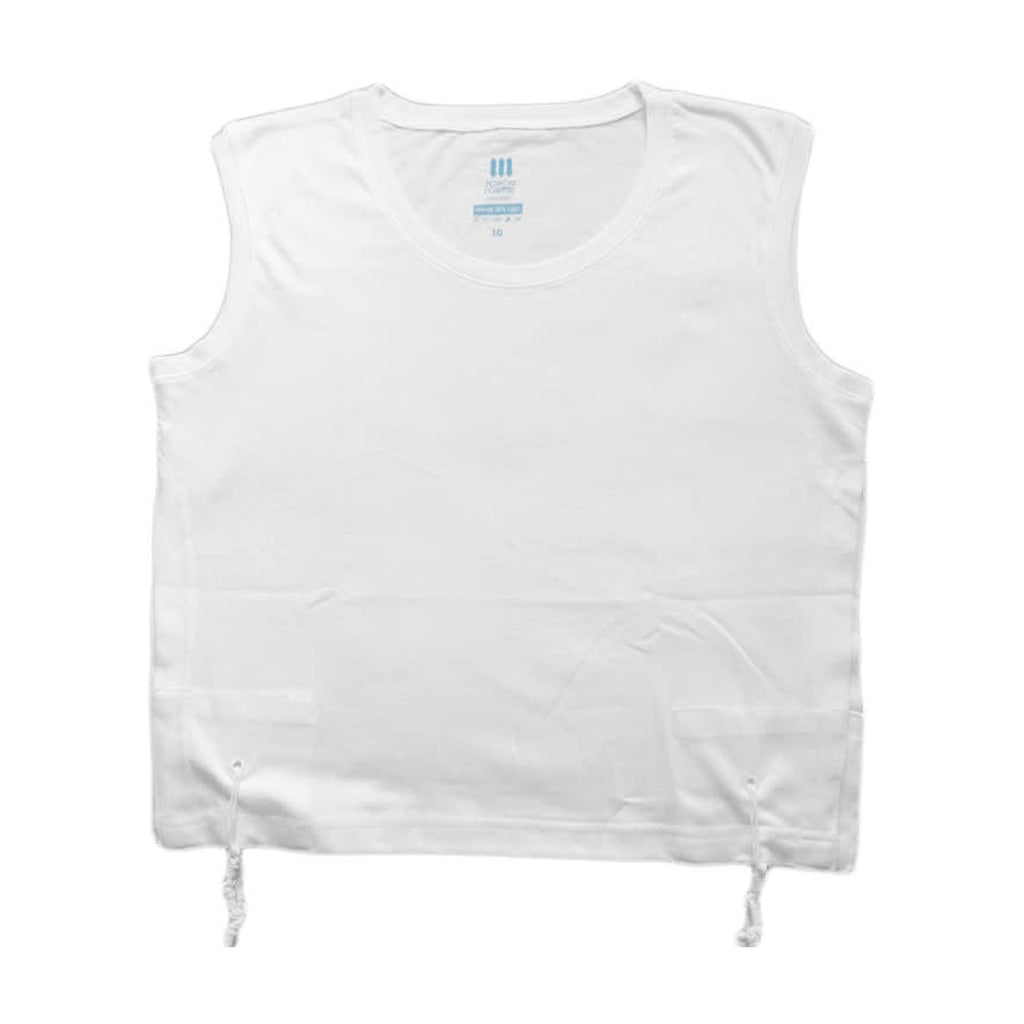 100% Cotton Undershirt-Style Arbah Kanfot (Tzitzit) with Sephardi Thick Gauge Handmade Tzitzit Strings Adult Sizes