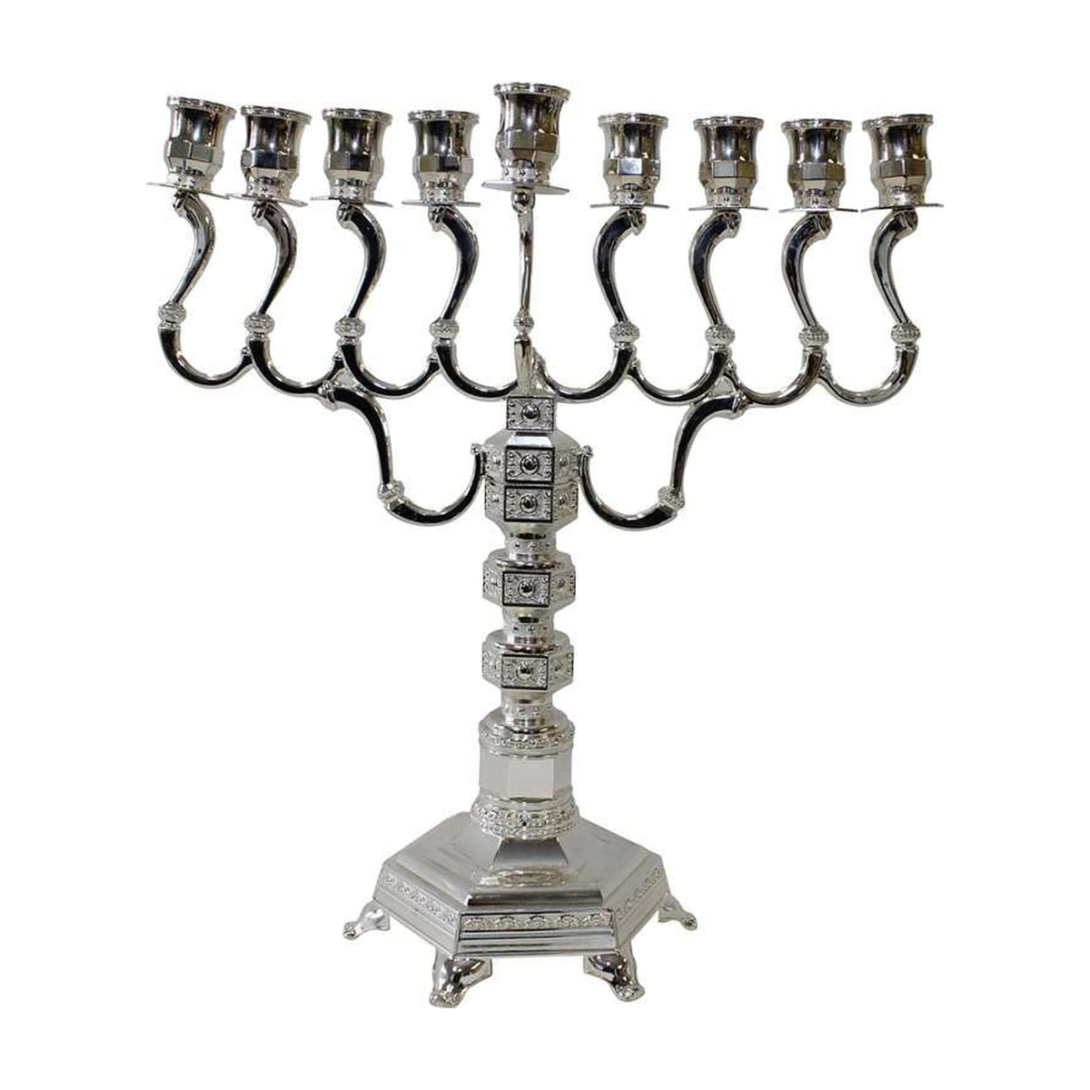 Menorah, Silver Plated