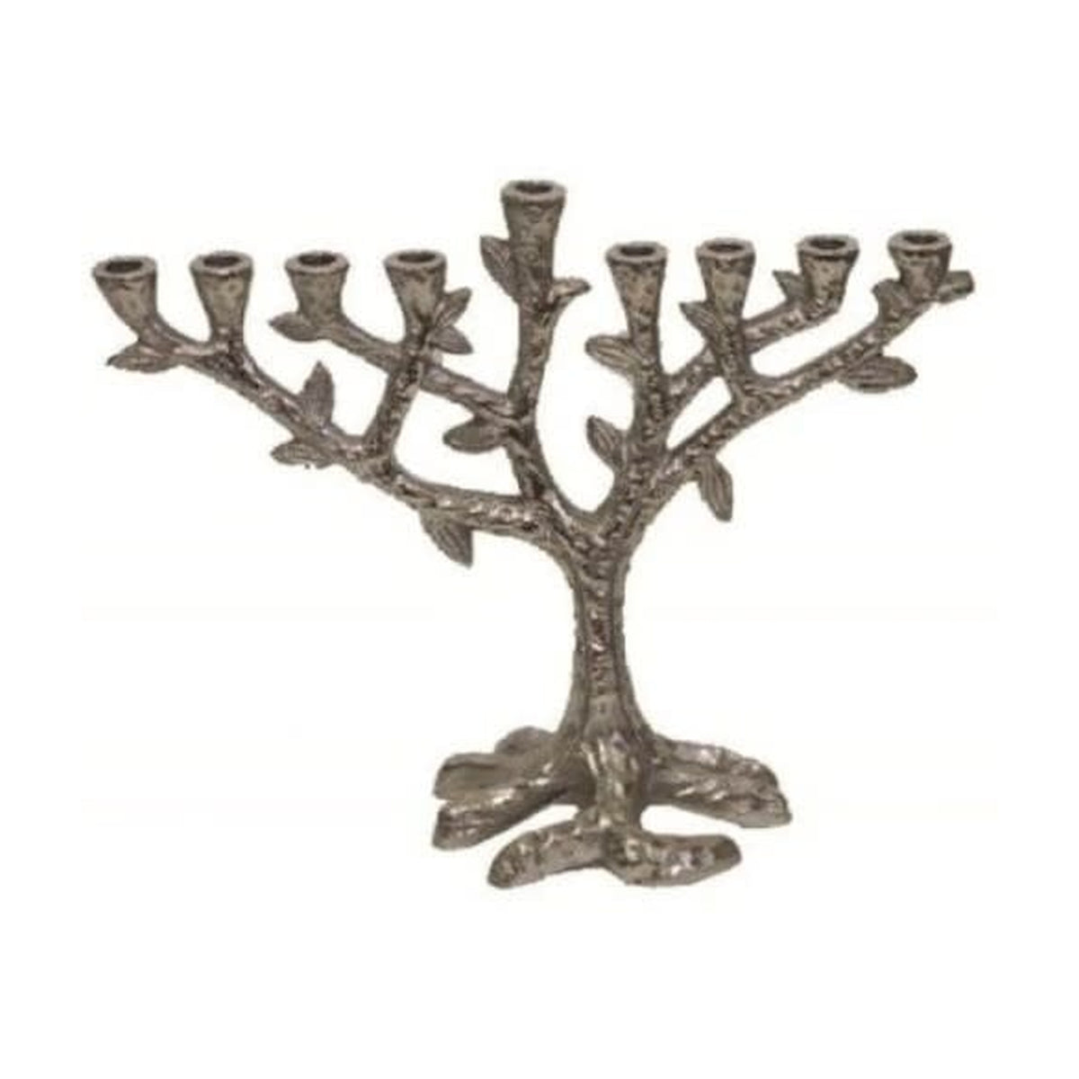 Menorah, Tree of Life Design, Nickel
