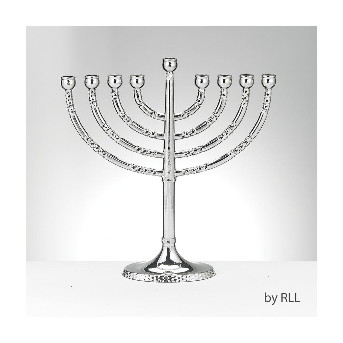 Aluminum Chanukah Menorah, Classic