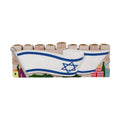 Menorah, Flag &Jerusalem