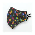Kids' Size Mask, Multicoloured Stars