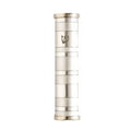 Mezuzah Case, Aluminum, 10cm- Silver Tones
