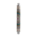 Mezuzah Case, Printed Aluminum- Flower Design