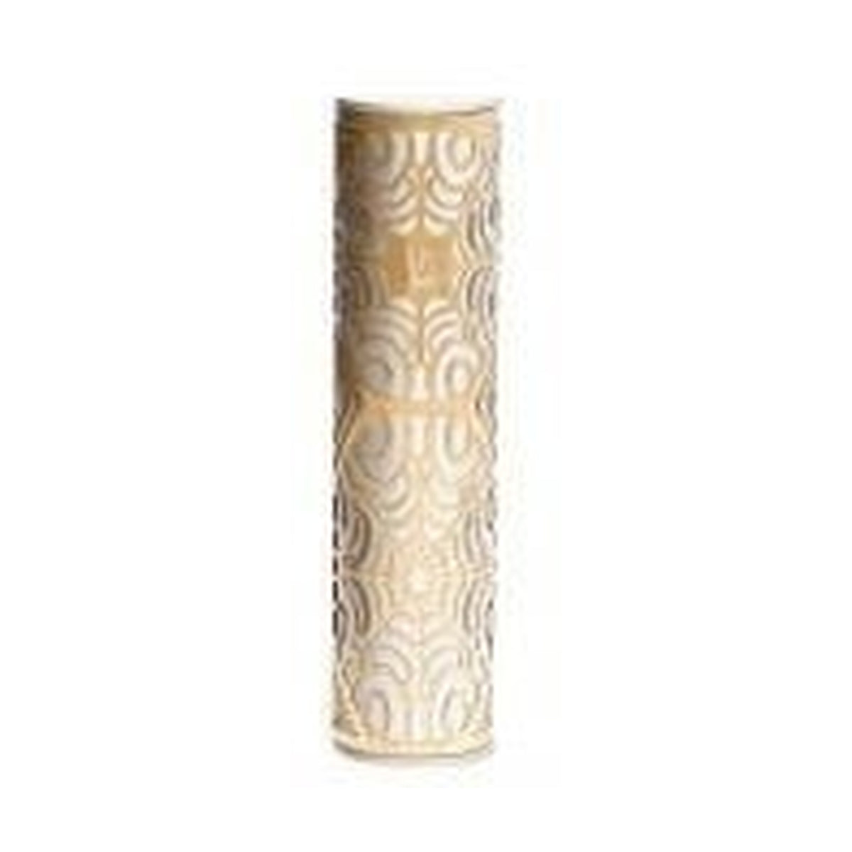 Mezuzah Case, Aluminum, 10cm- Gold Web Design