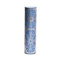 Mezuzah Case, Aluminum, 10cm- Royal Blue Web Design