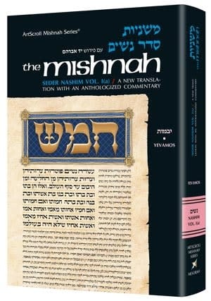 NEDARIM - Seder Nashim 2(a) - ArtScroll Yad Avraham Series Hebrew/English Mishnah, Full Size