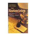 Nineteen Letters book cover