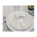Chanukah Lucite Napkin Rings, Silver Colour, 4-Pack