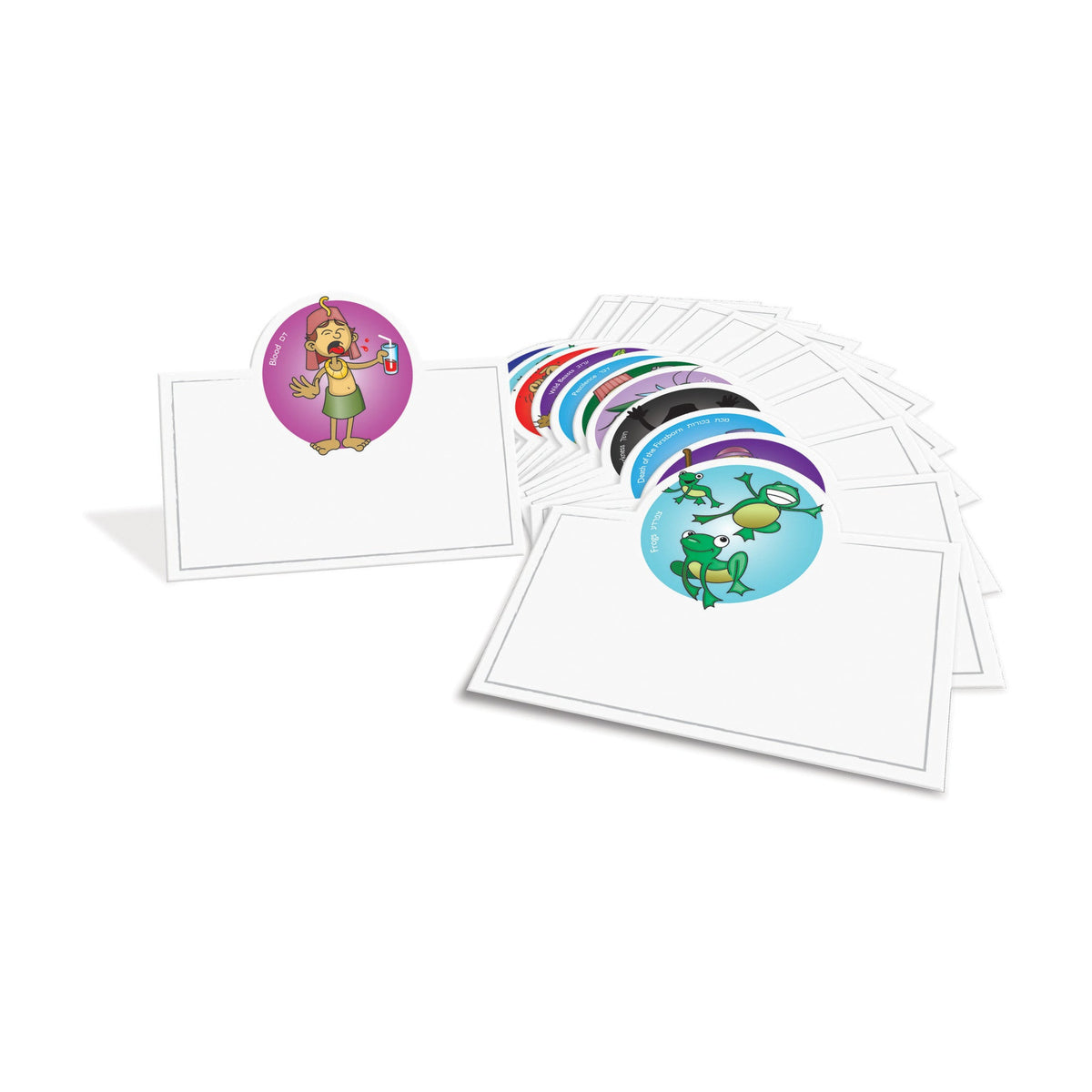 Passover Place Cards, 10 Plagues