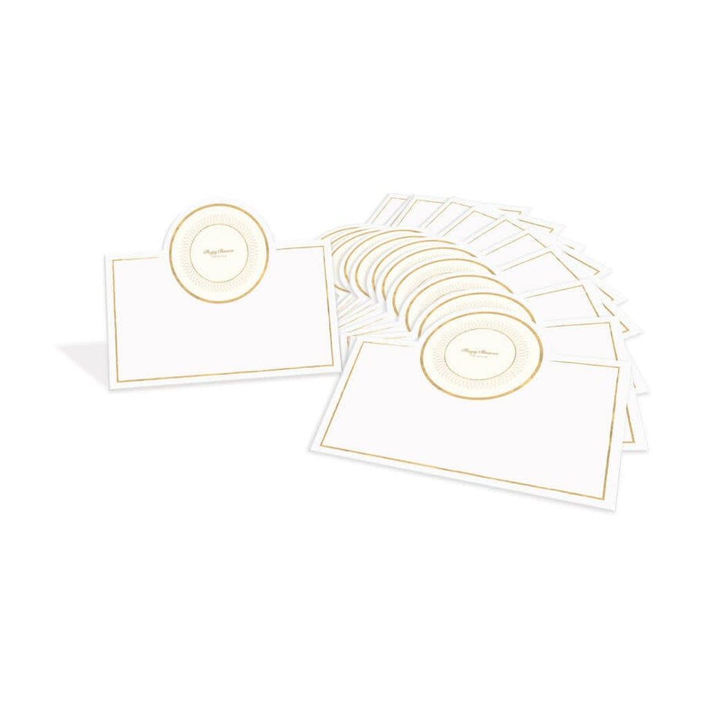 Passover Place Cards, Gold Accents