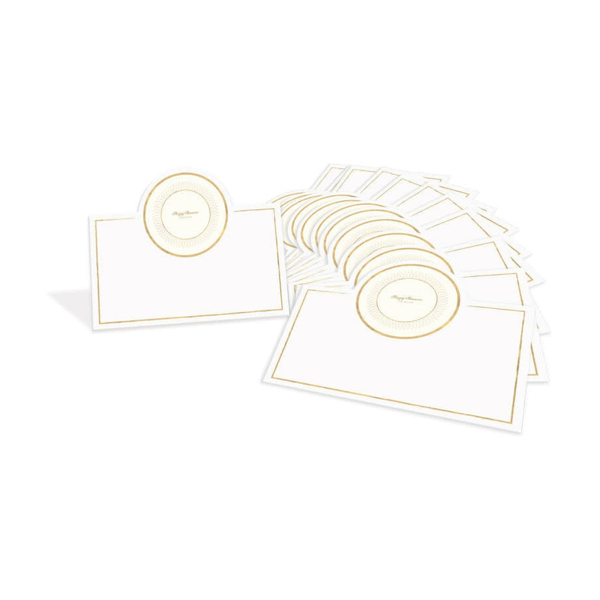 Passover Place Cards, Gold Accents