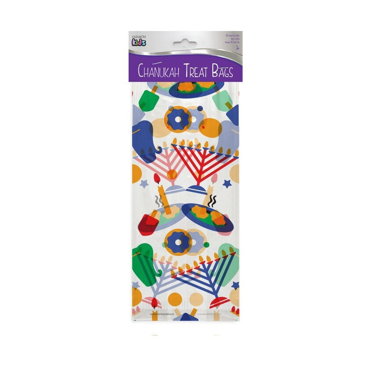 Chanukah Cellophane Treat Bags