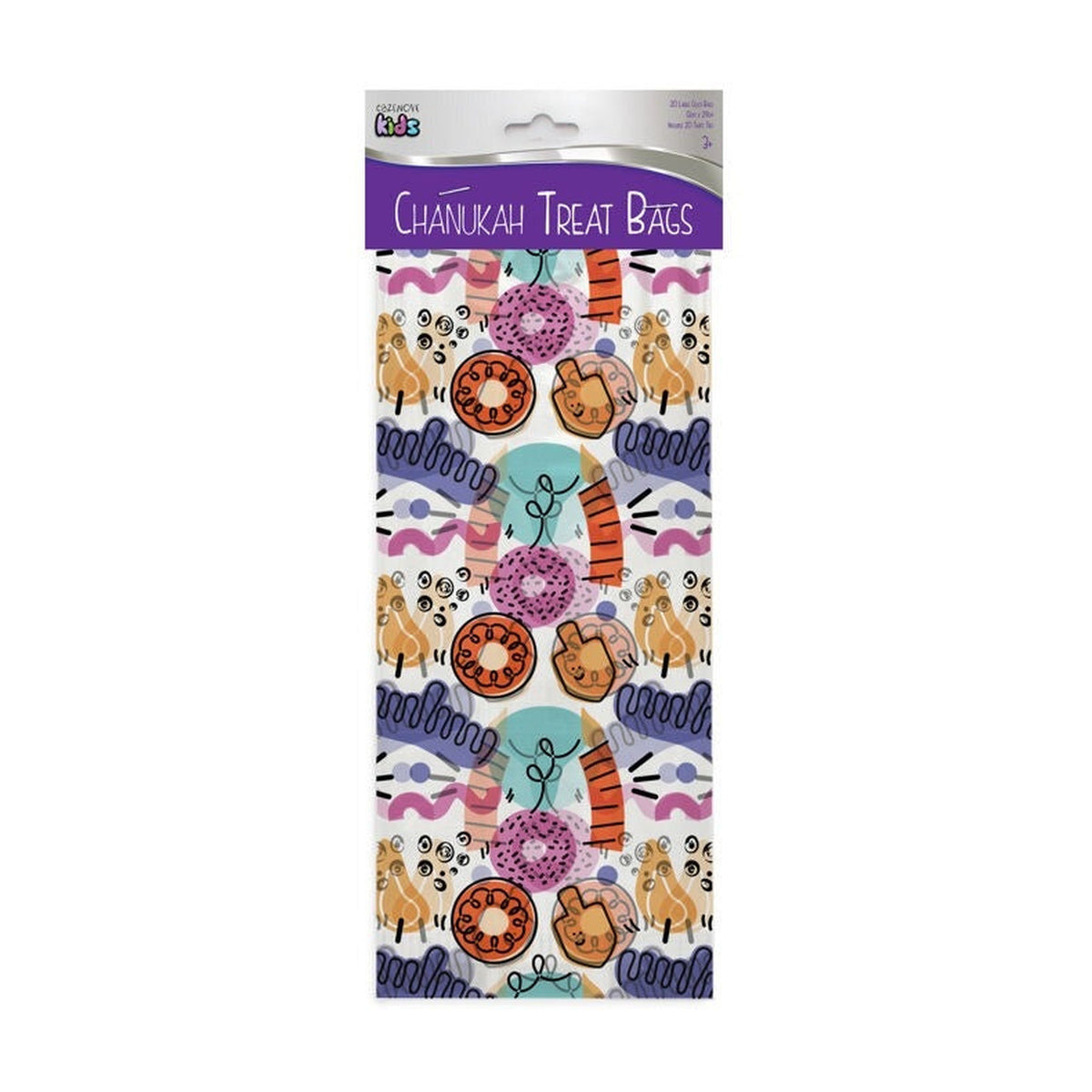 Chanukah Cellophane Treat Bags