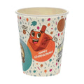 Chanukah Paper Cups - Yiddish