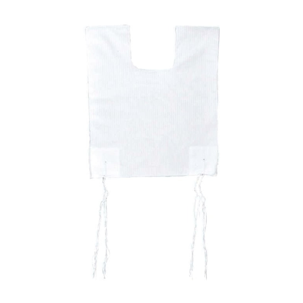 100% Cotton Tzitzit / Arbah Kanfot, Kids' Size S/4, Round Neck, Chabad Meyuchad (Machine Made)