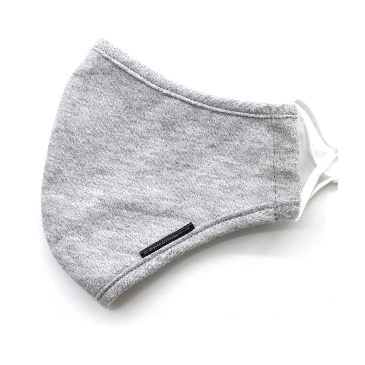 Adult Size Mask, Pebble Grey Jersey Knit
