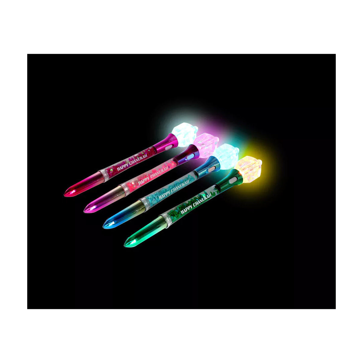 LED Dreidel Snow Globe Pen