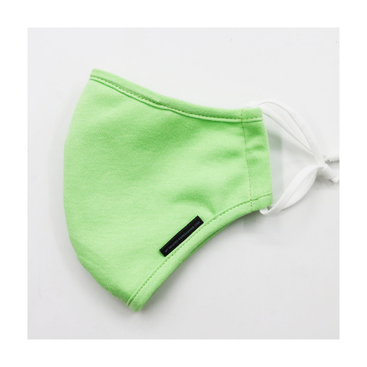 Adult Size Mask, Peppermint Green Jersey Knit