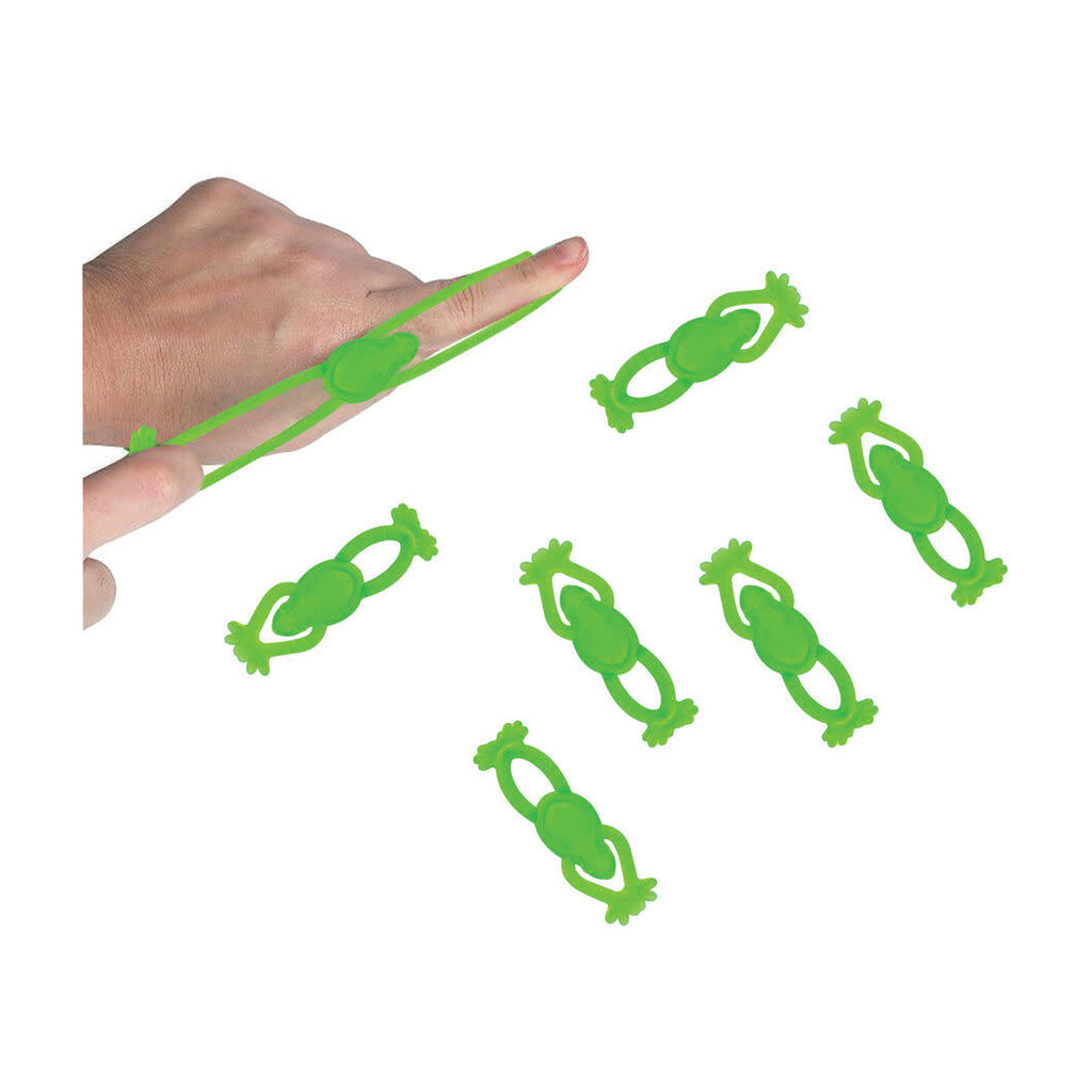 Stretchy Flying Frogs, 4-pack
