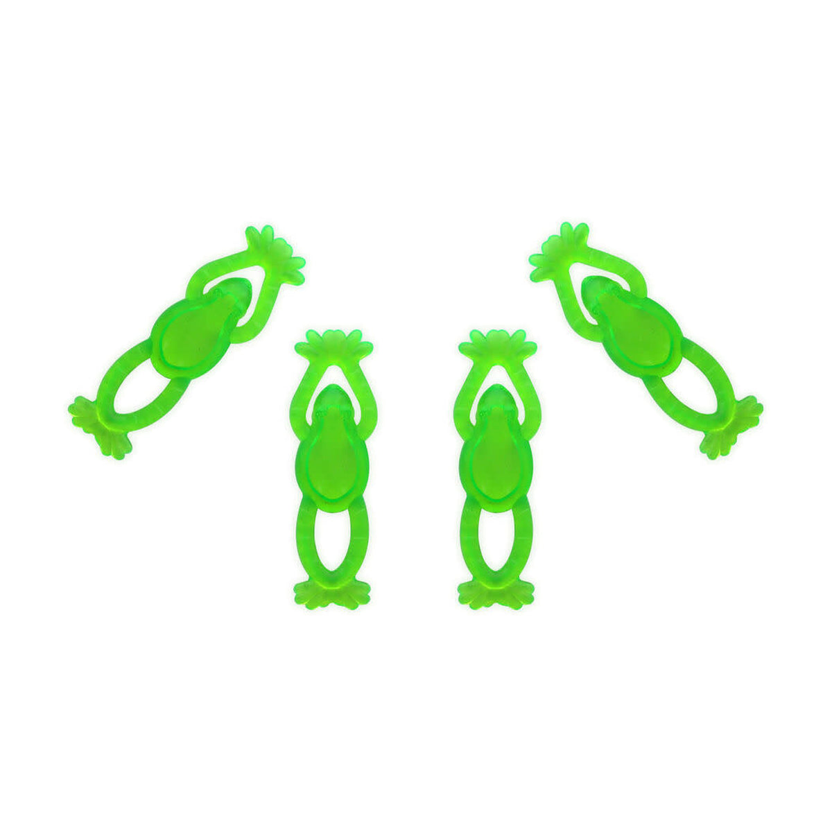 Stretchy Flying Frogs, 4-pack