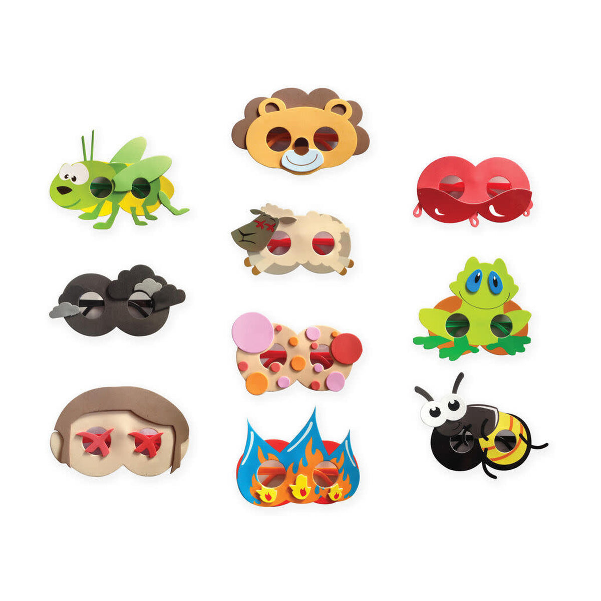 10 Plagues Foam Masks/Glasses