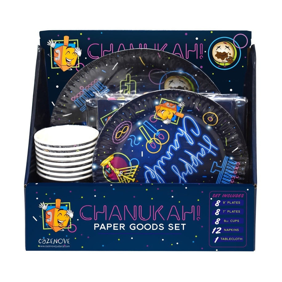 Chanukah Paper Tableware Set