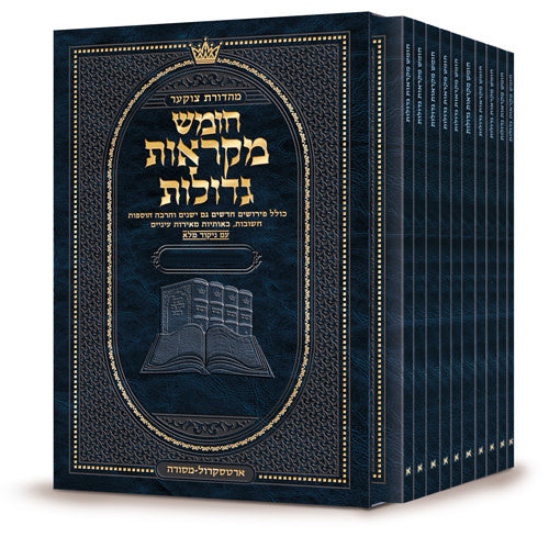 Pocket Hebrew Mikra'ot Gedolot Czuker Edition Slipcase Set - Bereshit