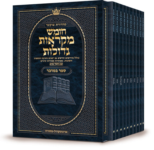 Pocket Hebrew Mikra'ot Gedolot Czuker Edition Slipcase Set - Bamidbar