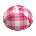 Kippah - Pink Plaid