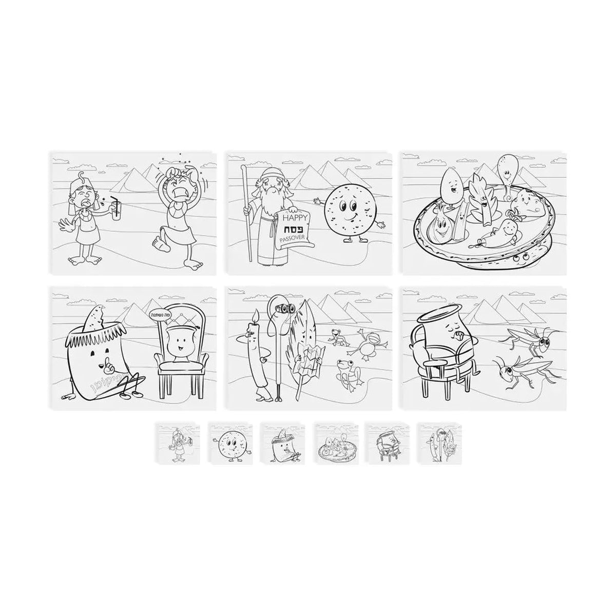 Colour-Your-Own Passover Placemats and Coasters
