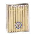 Premium Beeswax Chanukah Candles White