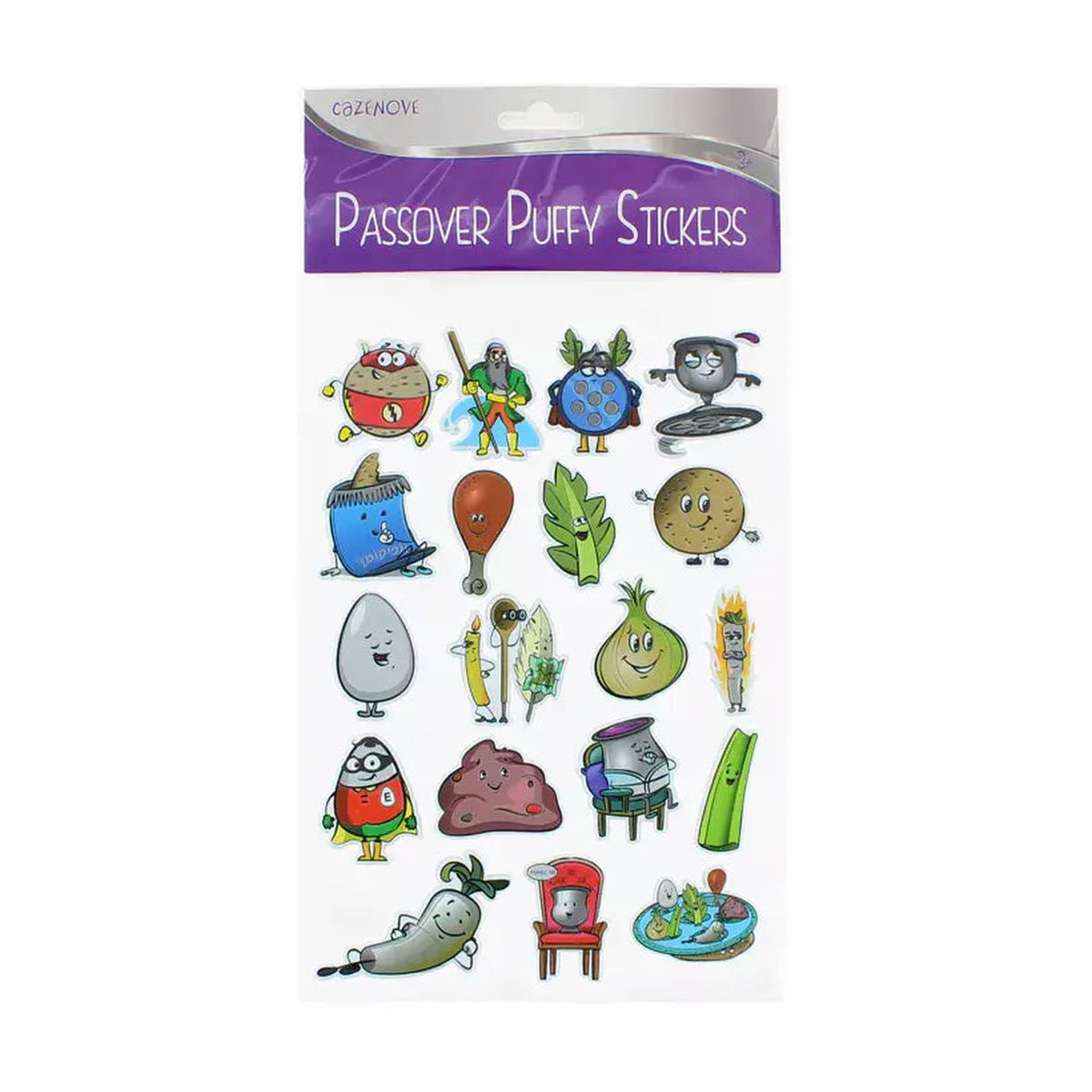Passover Puffy Stickers