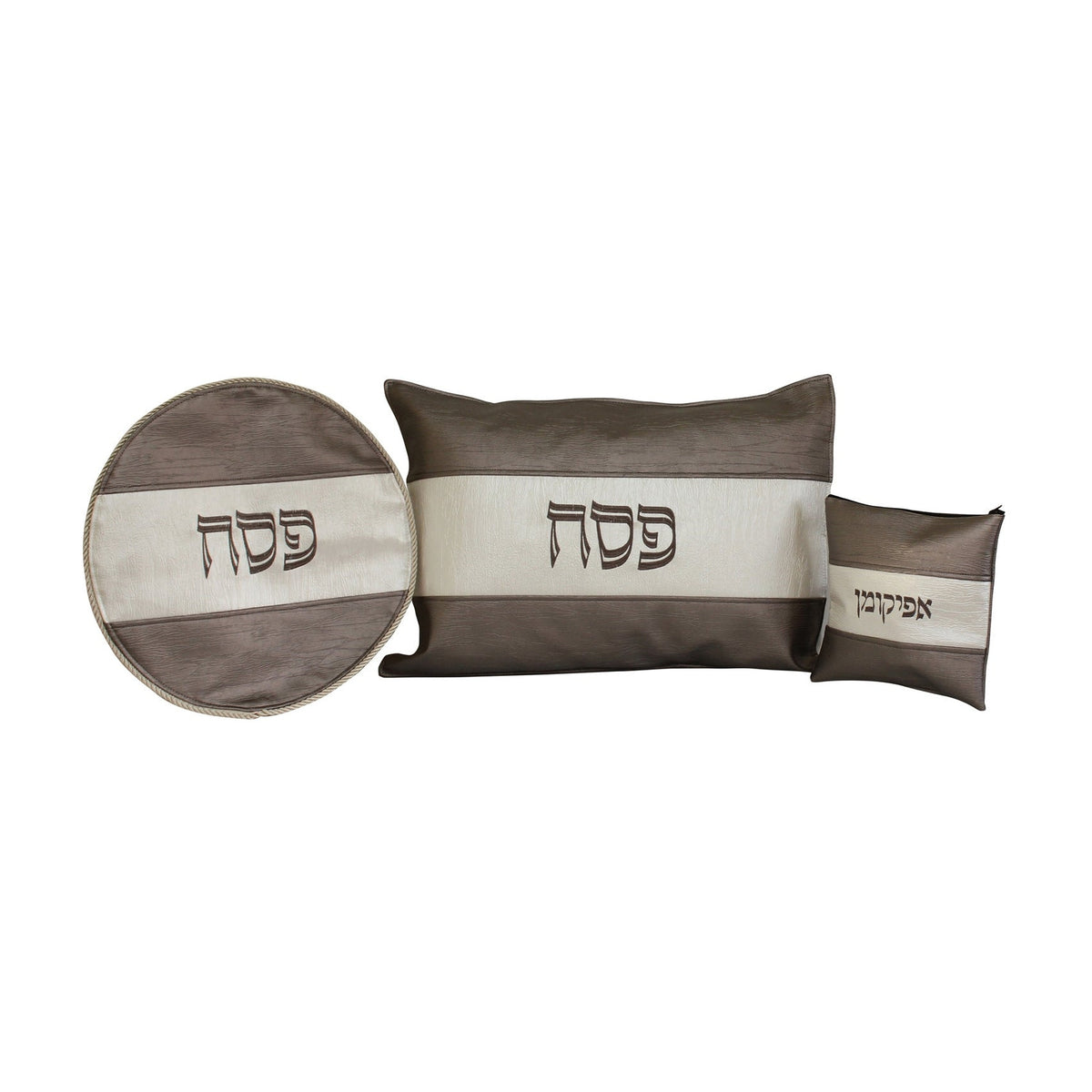 3 Piece Pesach Set, Leatherette