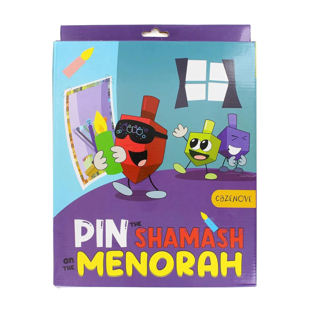 Pin the Shamash on the Menorah