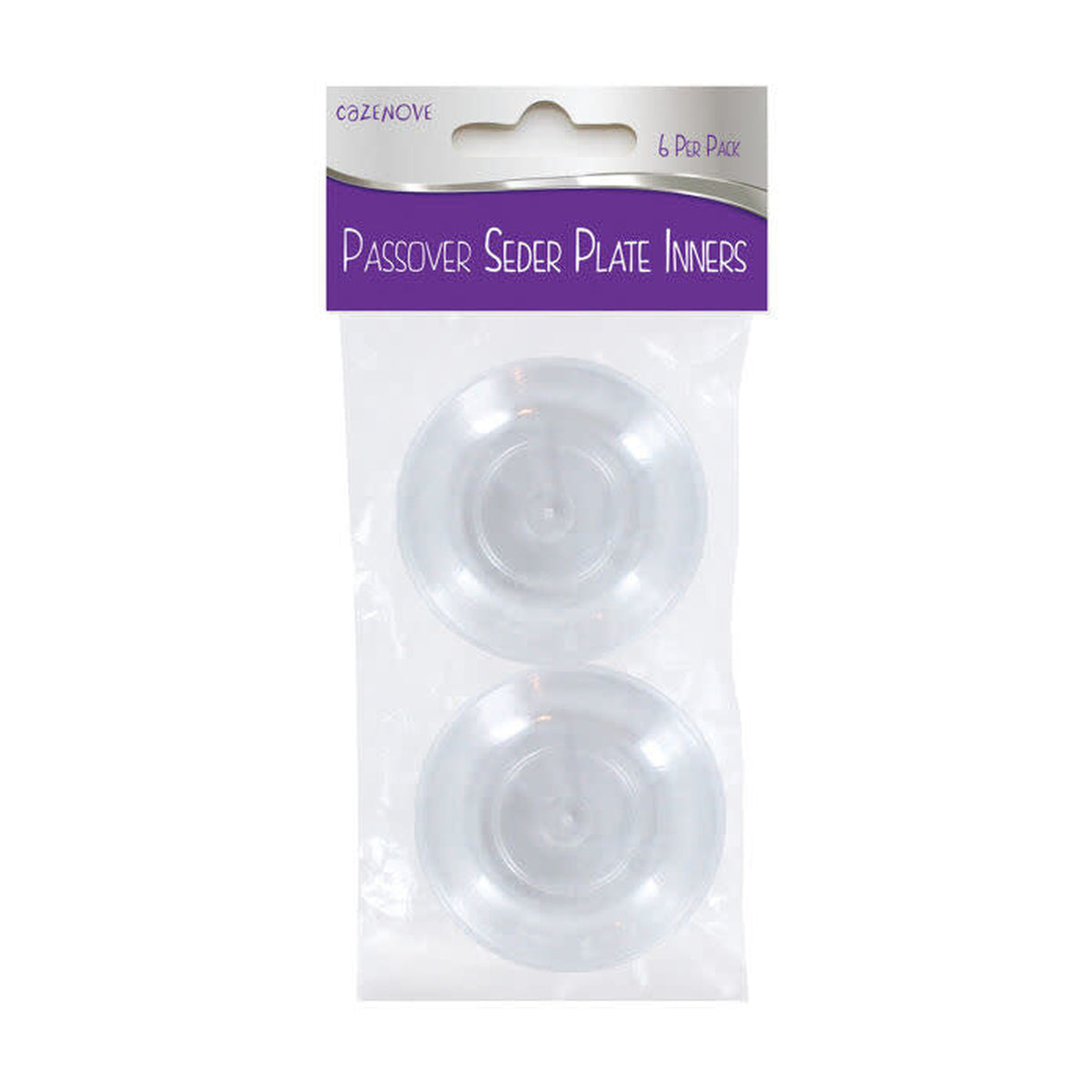 Acrylic Seder Plate Liners, 6-pack