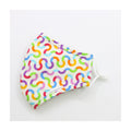 Kids' Size Mask, Rainbow Squiggles