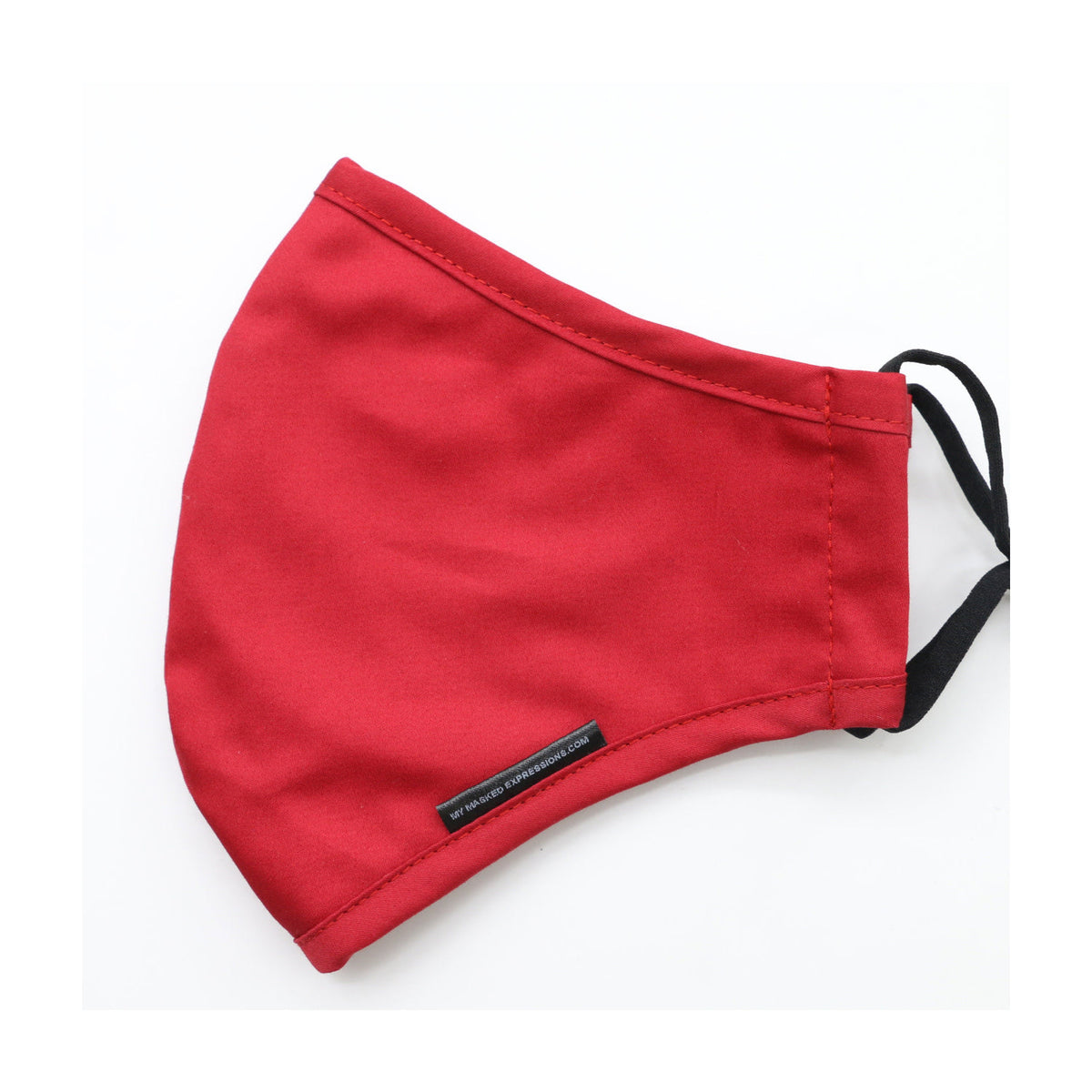Adult Size Mask, Scarlet Red Cotton