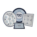 4-Piece Pesach Set, Ceramic and Silk
