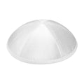 White Raw Silk Kippah