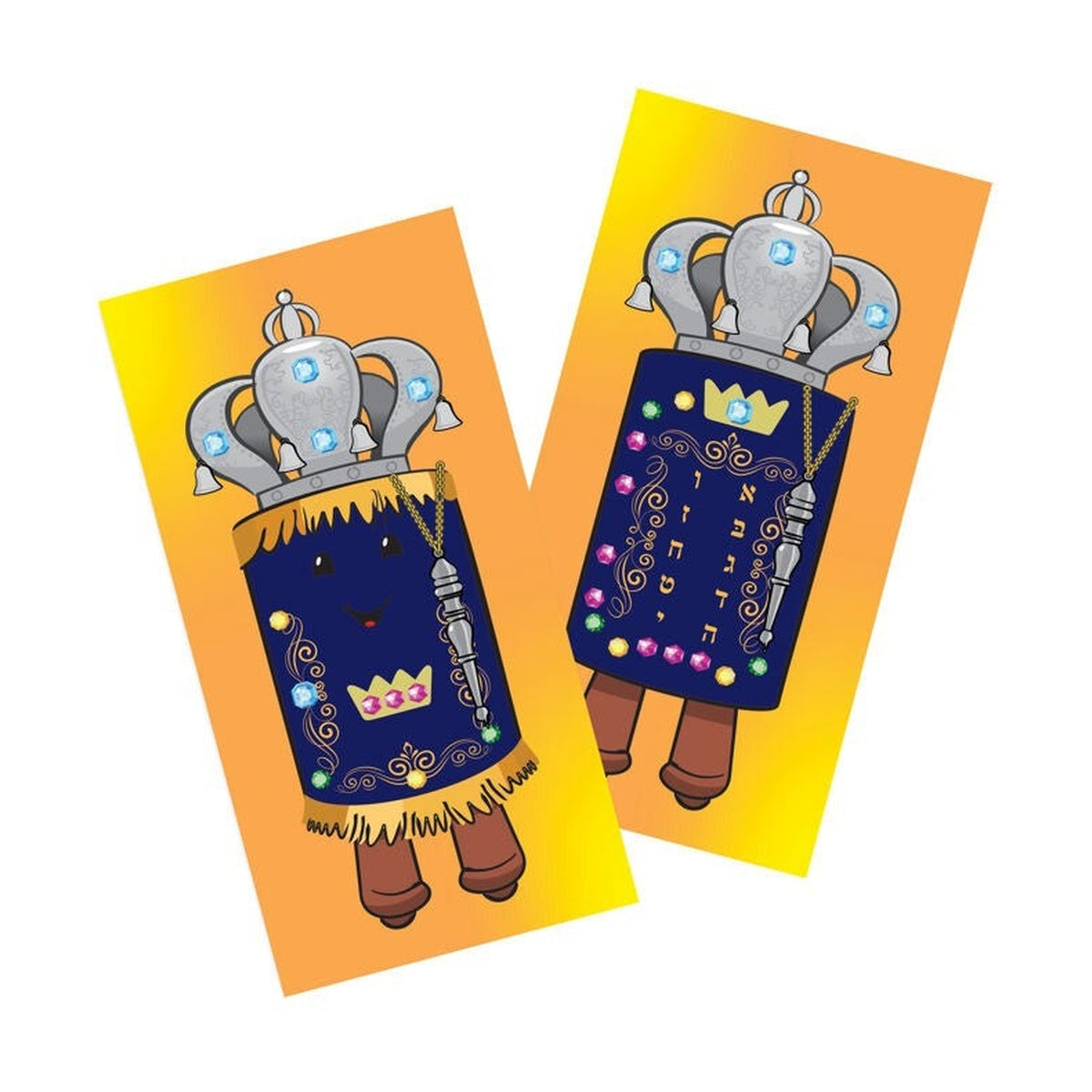 Torah Sticker Art, Reusable